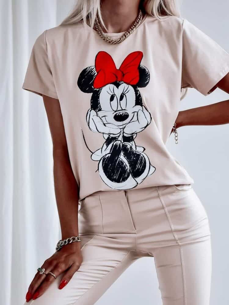 Minnie mouse t on sale shirt womens uk