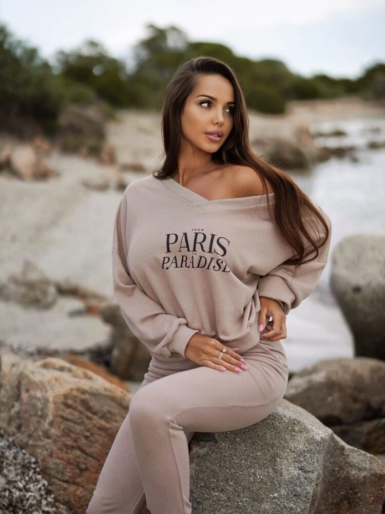 Paris sweatshirt and trousers set