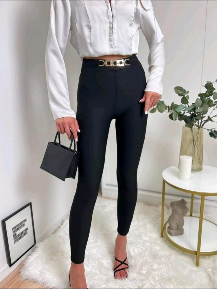 Chain leggings trousers