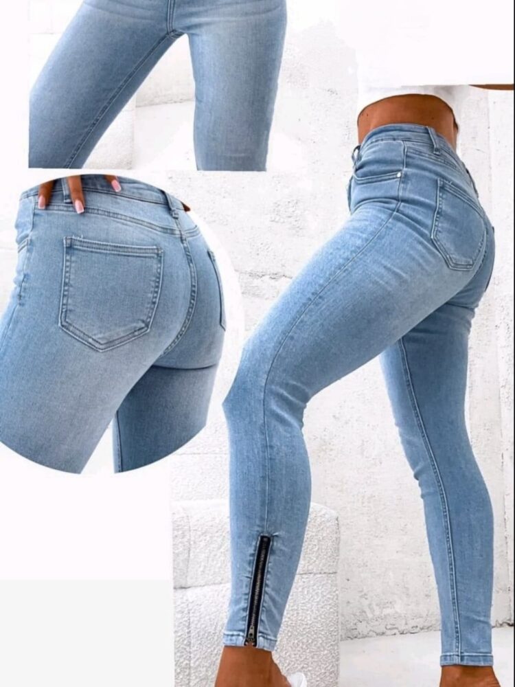 Itaimaska jeans with zips on the legs