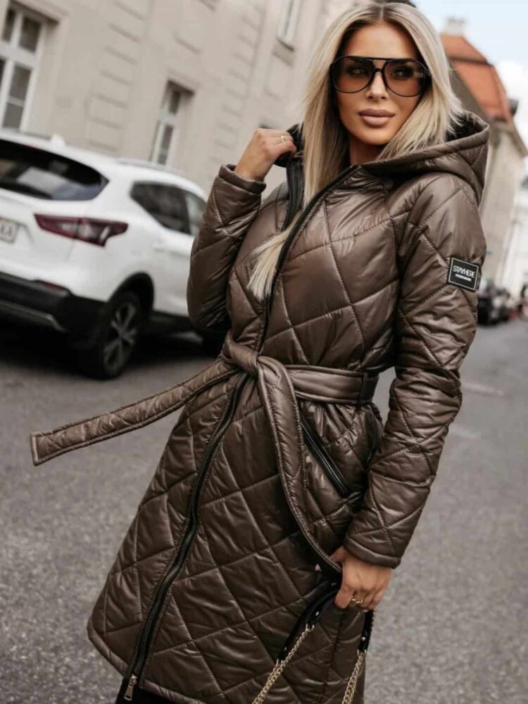 Long quilted autumn/winter coat 3 colours