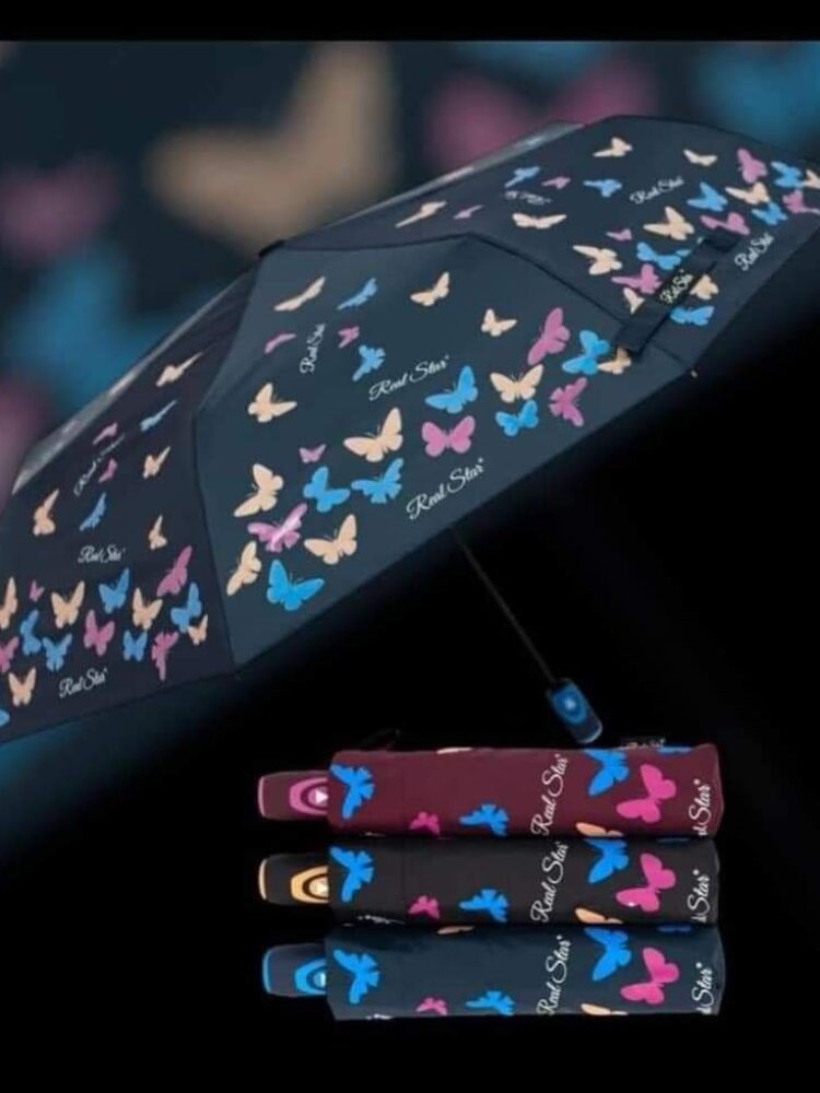 Colour changing umbrella