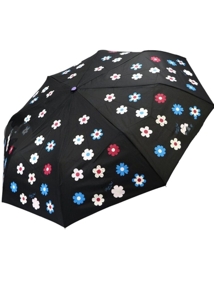 Colour-changing floral umbrella