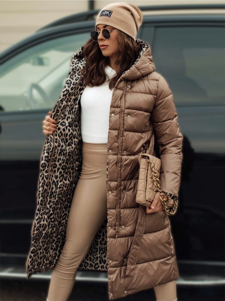 Quilted double-sided coat