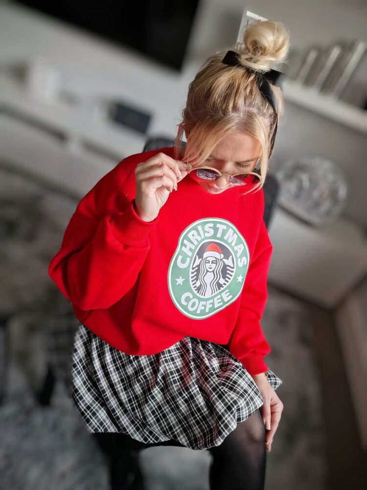 Christmas Coffe insulated sweatshirt