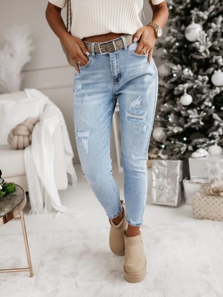 Boyfriend jeans M. Sara lined with rubbing