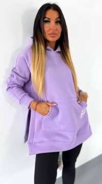 Insulated hooded sweatshirt