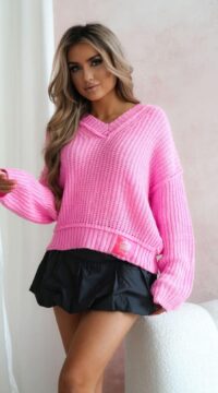 Candy neckline jumper by OLB Bianca