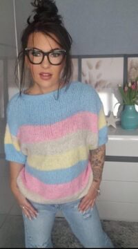 Soft rainbow jumper