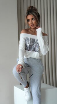 Bluzka bawełna nadruk super soft