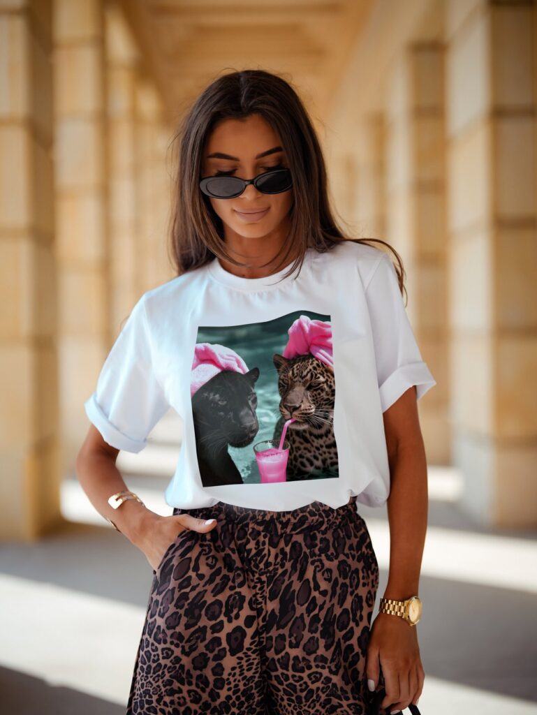 Dwuczęsciowy komplet SAFARI t shirt i spodnie - Image 4