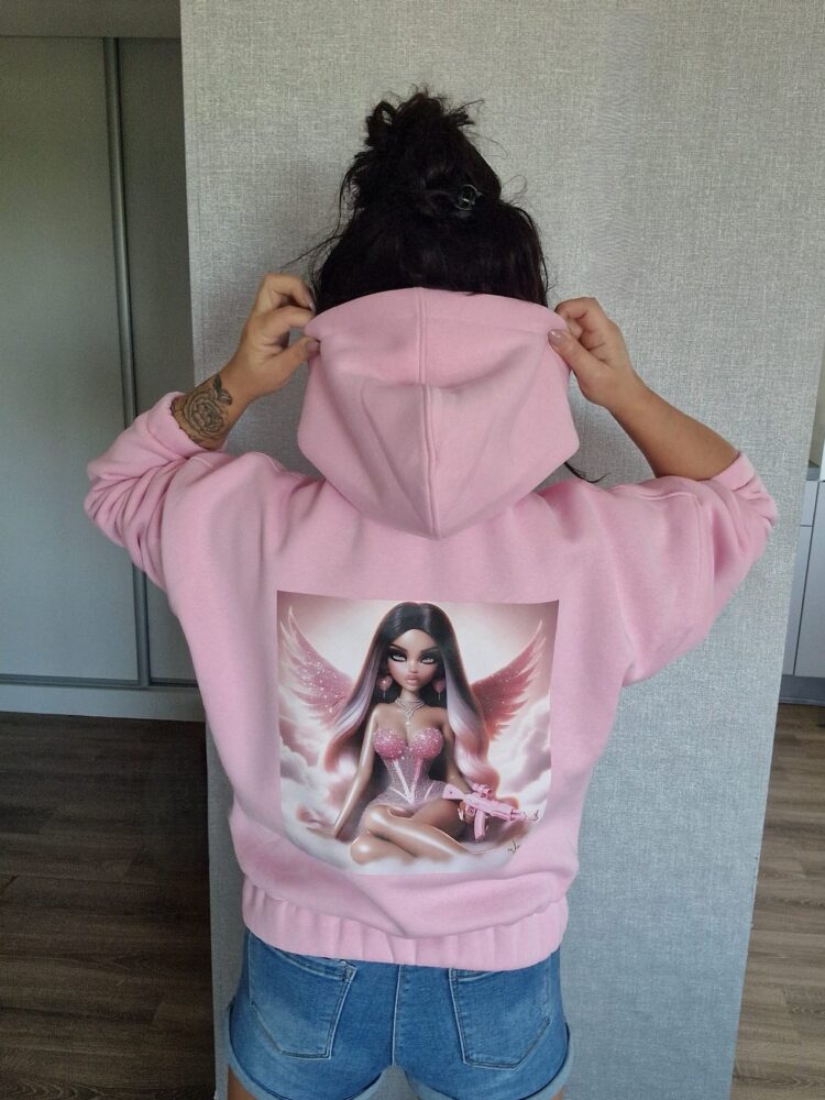 Bluza LaLu skrzydła na plecach nowy model