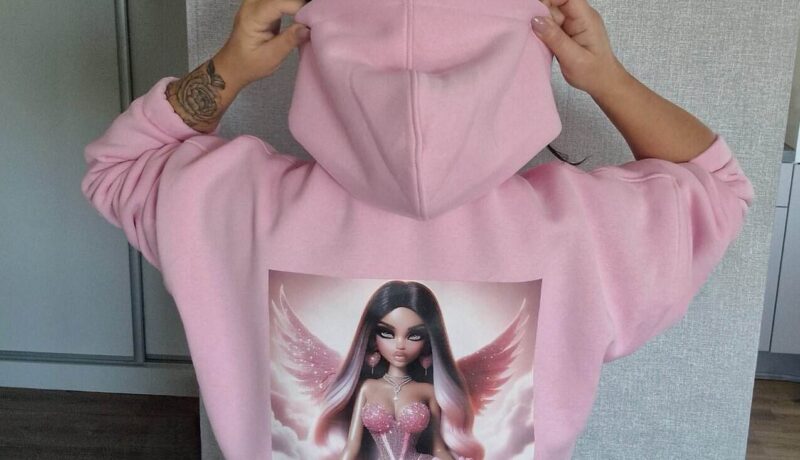 LaLu sweatshirt wings on the back new model