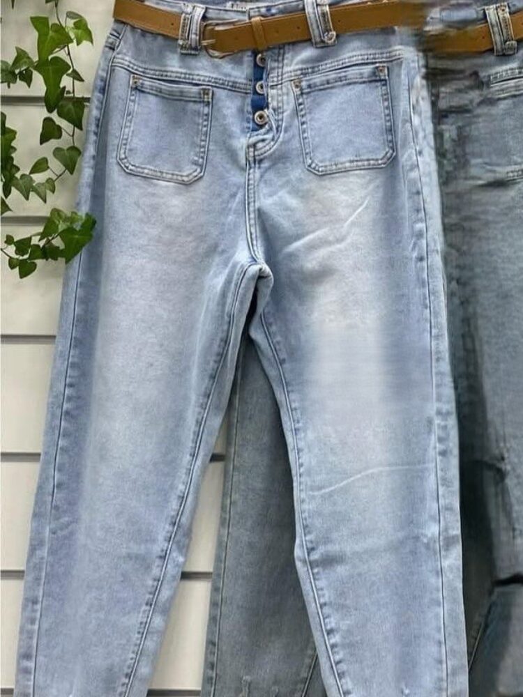 Boyfriend letni miękki jeans - Image 2