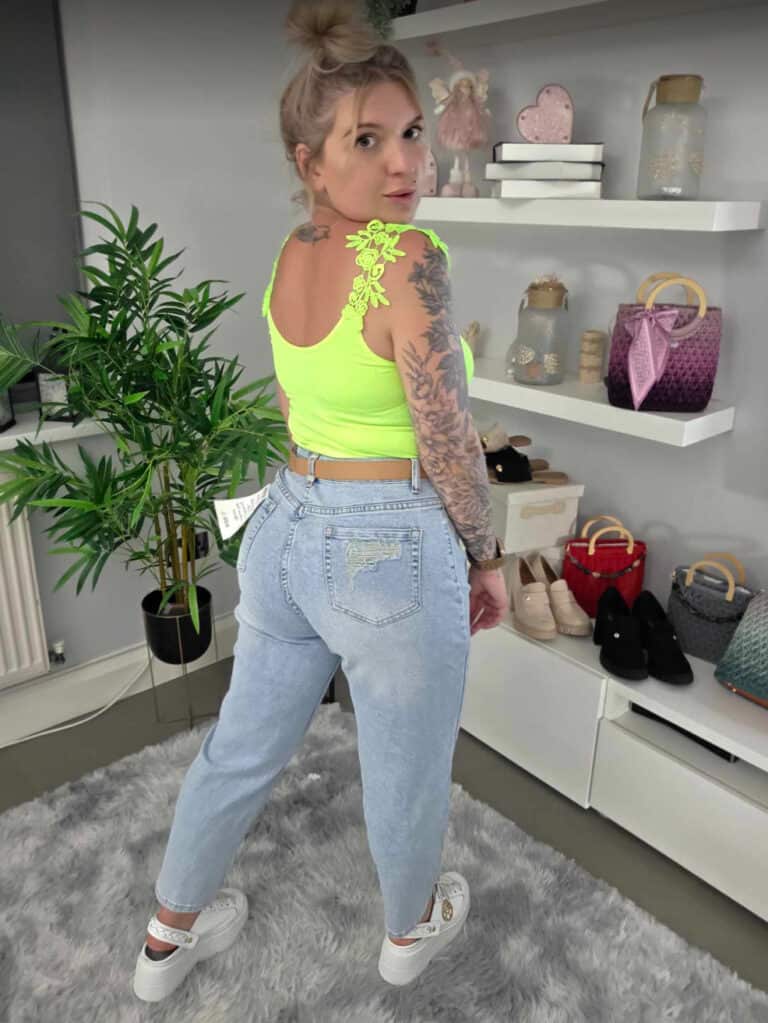 Boyfriend letni miękki jeans - Image 3