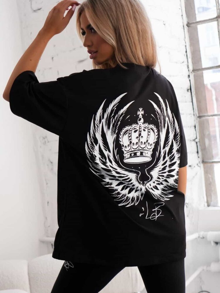 T shirt oversize Skrzydła Ola Bianka - Image 2