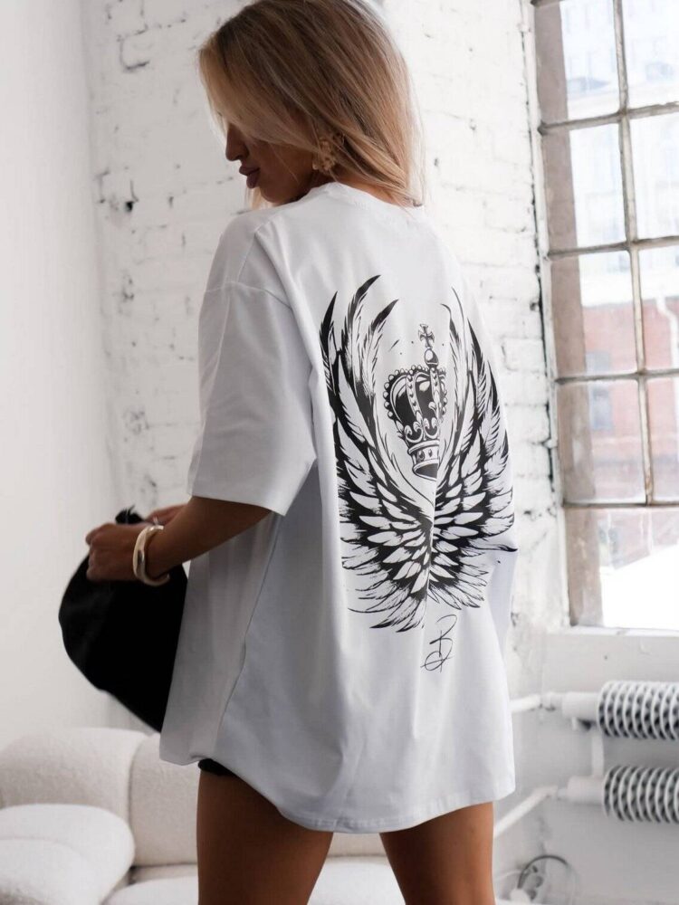 T shirt oversize Skrzydła Ola Bianka - Image 7
