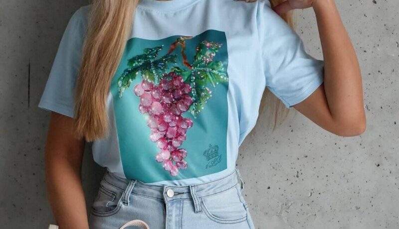 T shirt Grapes Ola Bianka