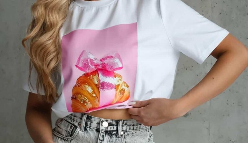 T shirt Croissant Ola Bianka
