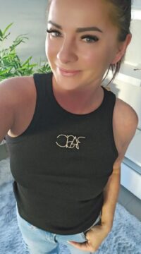 Strapless top basic embroidery
