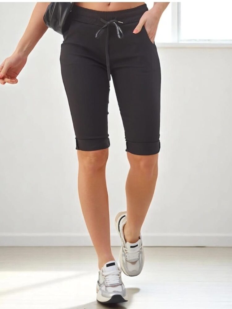 Elastic shorts on elastic