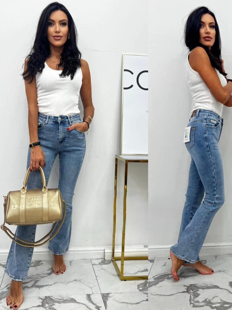 M.Sara jeans with decorative heart