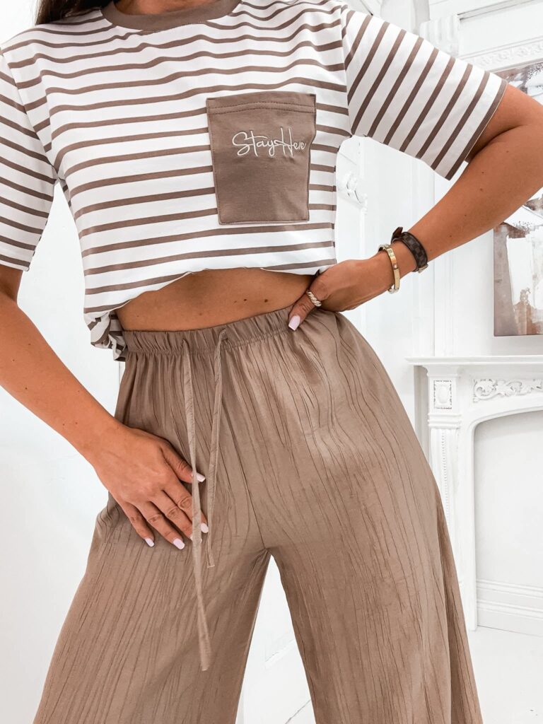 Striped T-shirt with pocket SH