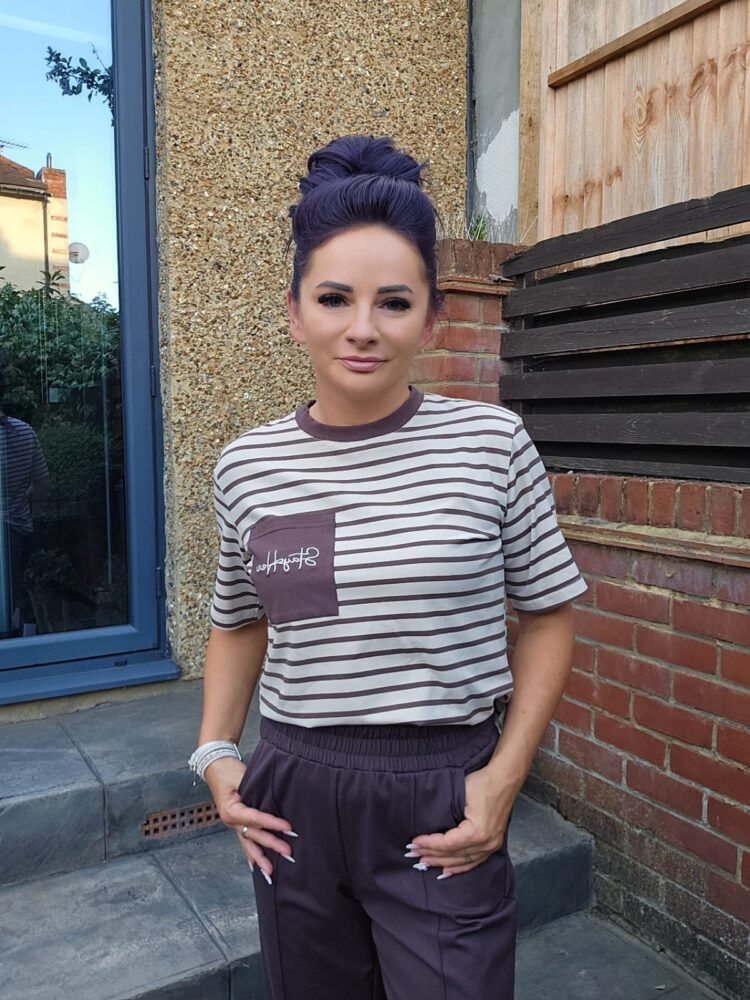 Striped T-shirt with pocket SH