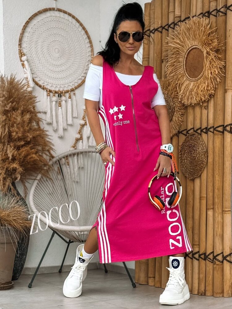 Sportowa sukienka bawełniana Zocco