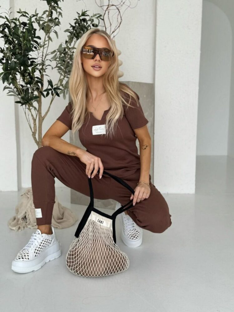 Komplet laki super wygodne spodnie i bluzka - Image 3