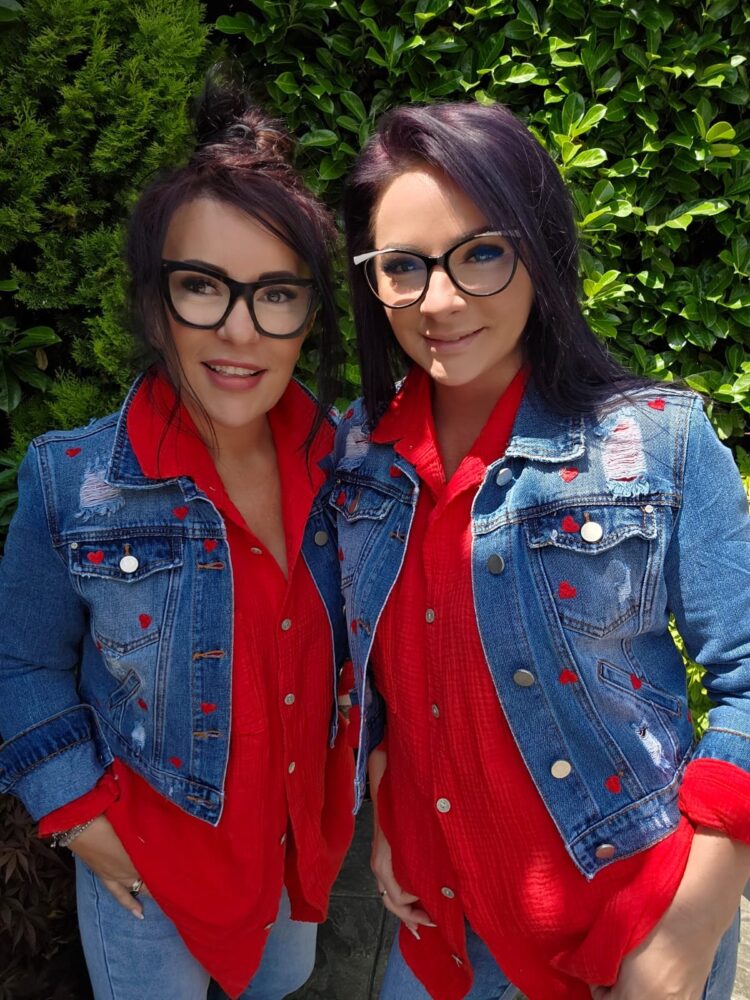Denim jacket hearts
