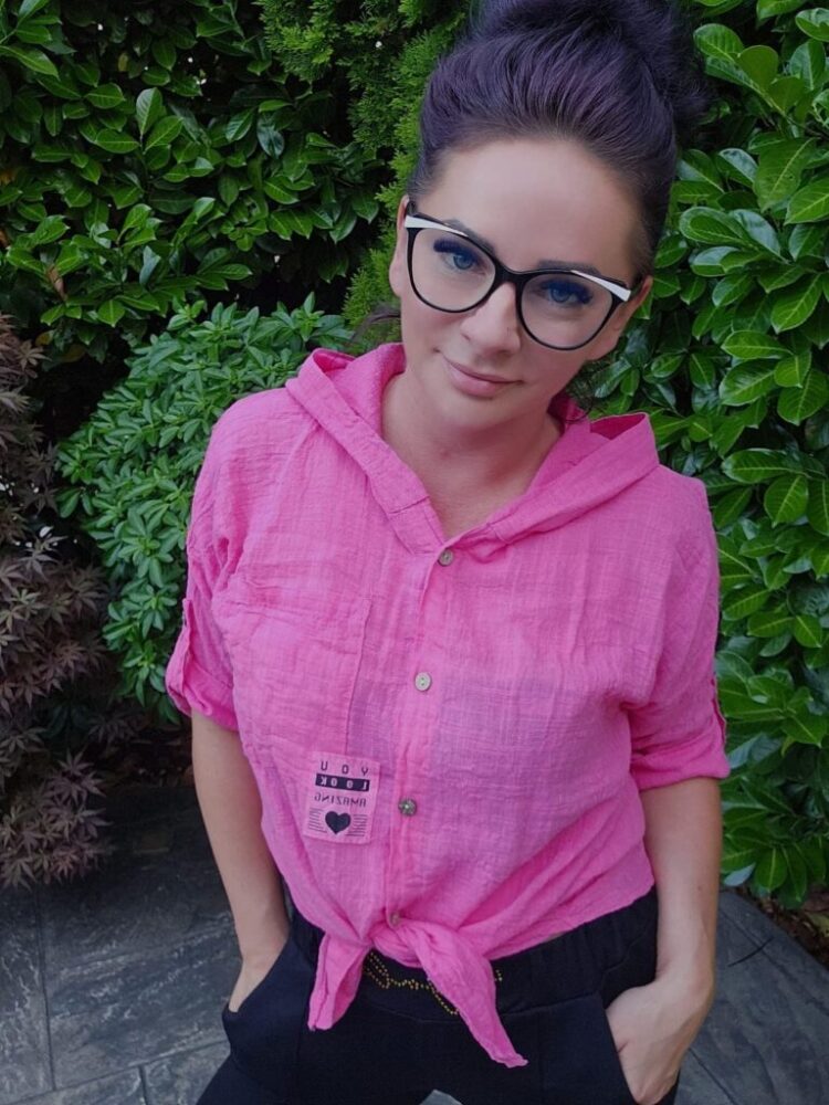 Koszula bawełna kaptur guziki - obrazek 17