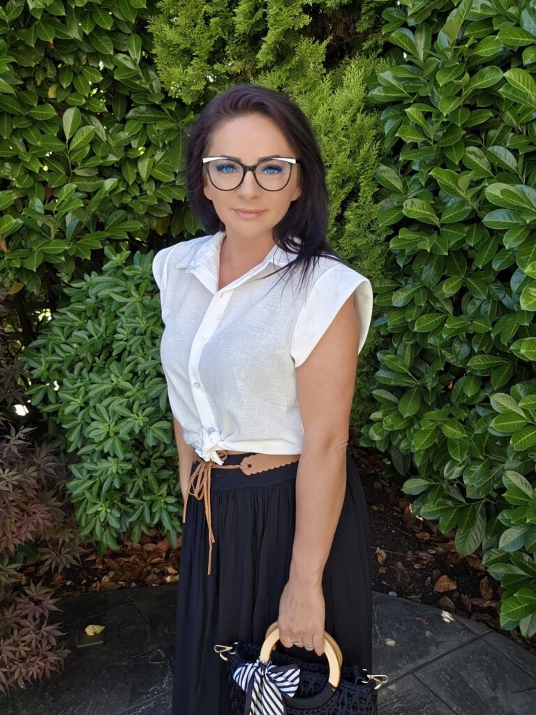 Bluzka haftowane listki - obrazek 9