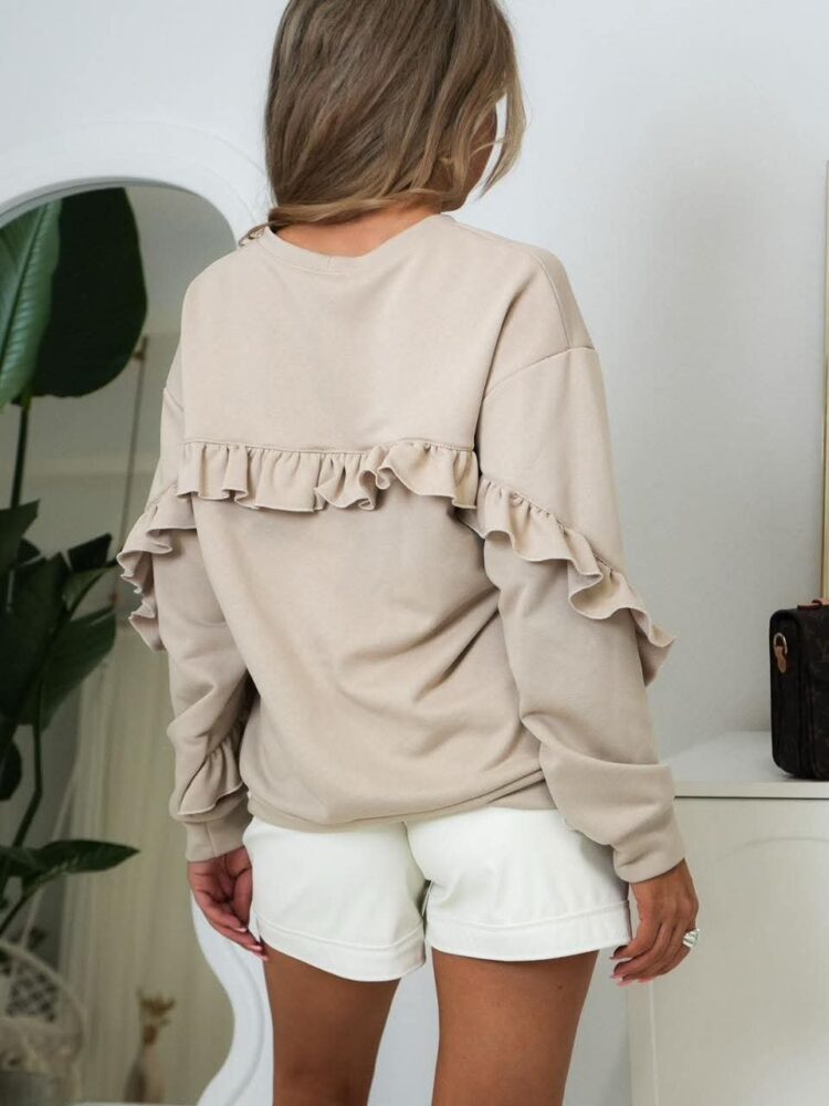 Bluza tunikaz falbanką - Image 4
