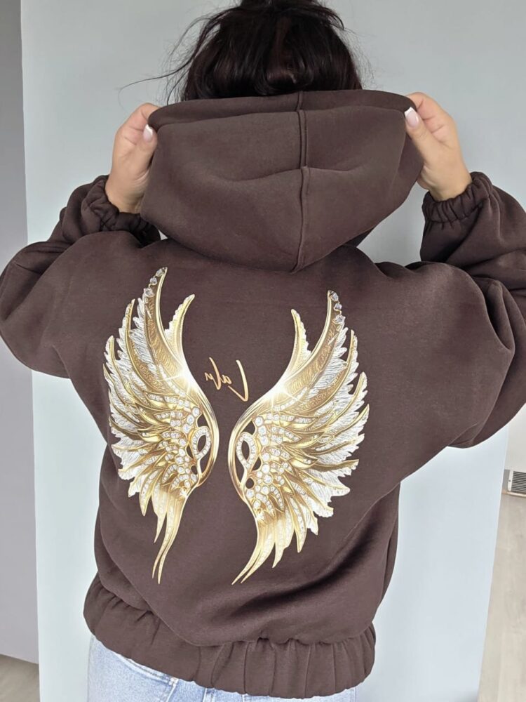 Bluza LaLu na suwak dwa kolory skrzydeł - Image 11