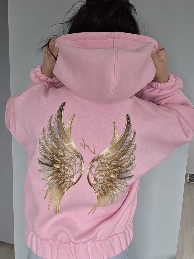 Bluza LaLu na suwak dwa kolory skrzydeł - Image 9