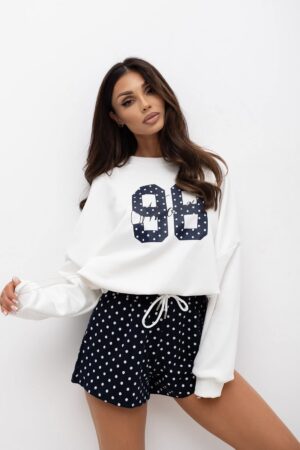 Komplet groszki 86 bluza spodenki