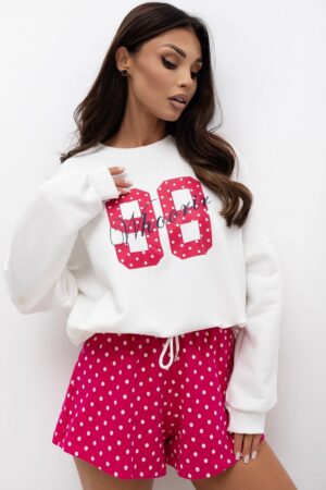 Komplet groszki 86 bluza spodenki