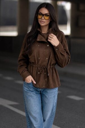 Kurtka eco zamsz field jacket
