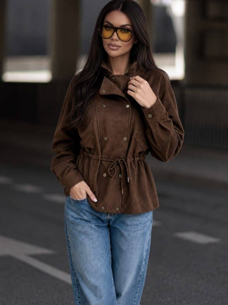 Kurtka eco zamsz field jacket