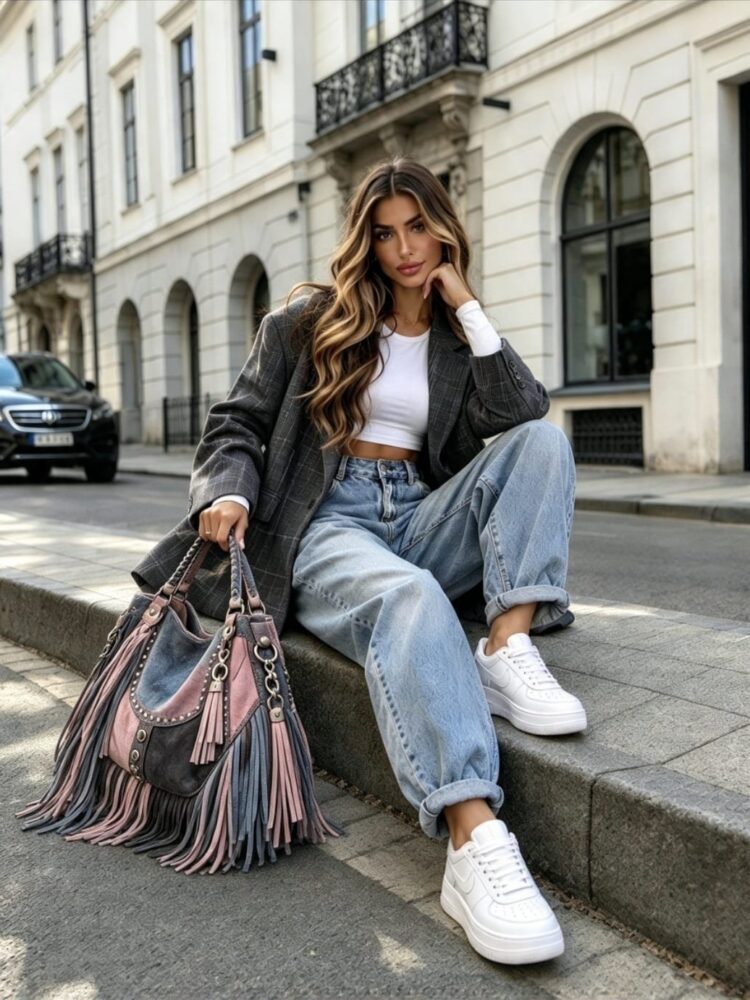 Trang Scater light denim jeans