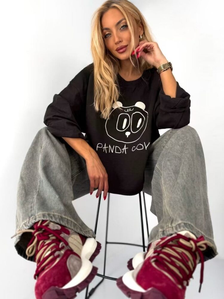 Sneakersy damskie chunky skóra bordowe