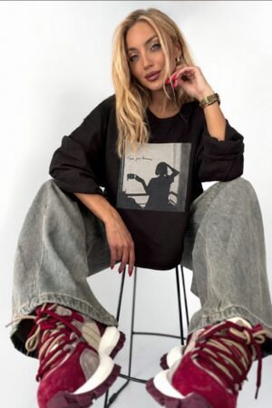 T shirt długi rękaw street wear