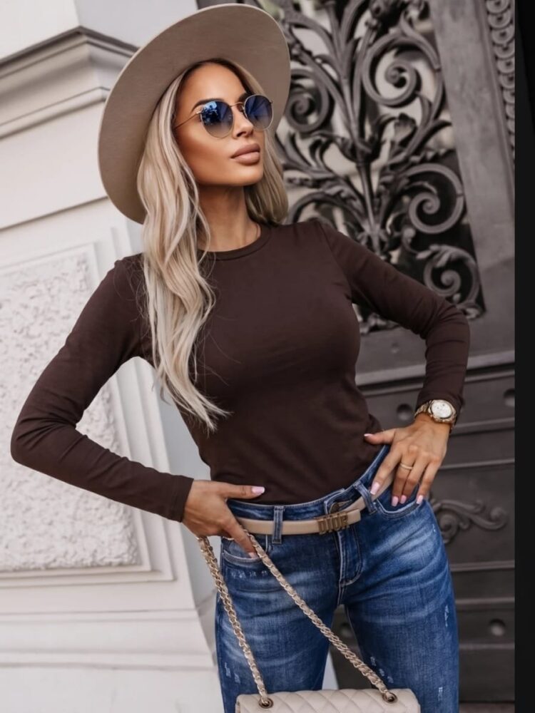 Basic ribbed cotton top from SH