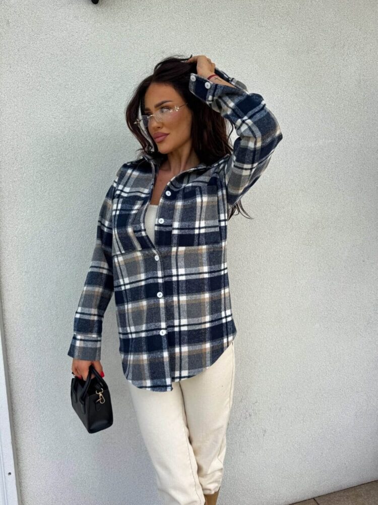 A chunky checked shirt from By me