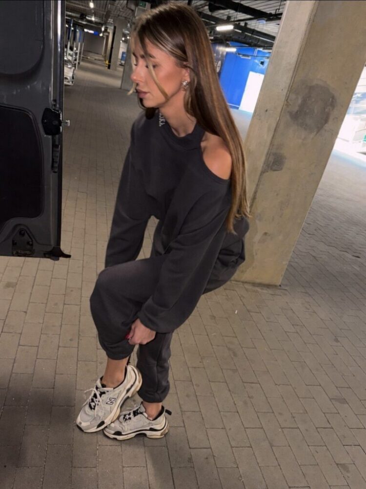 LA COCA komplet street wear choker